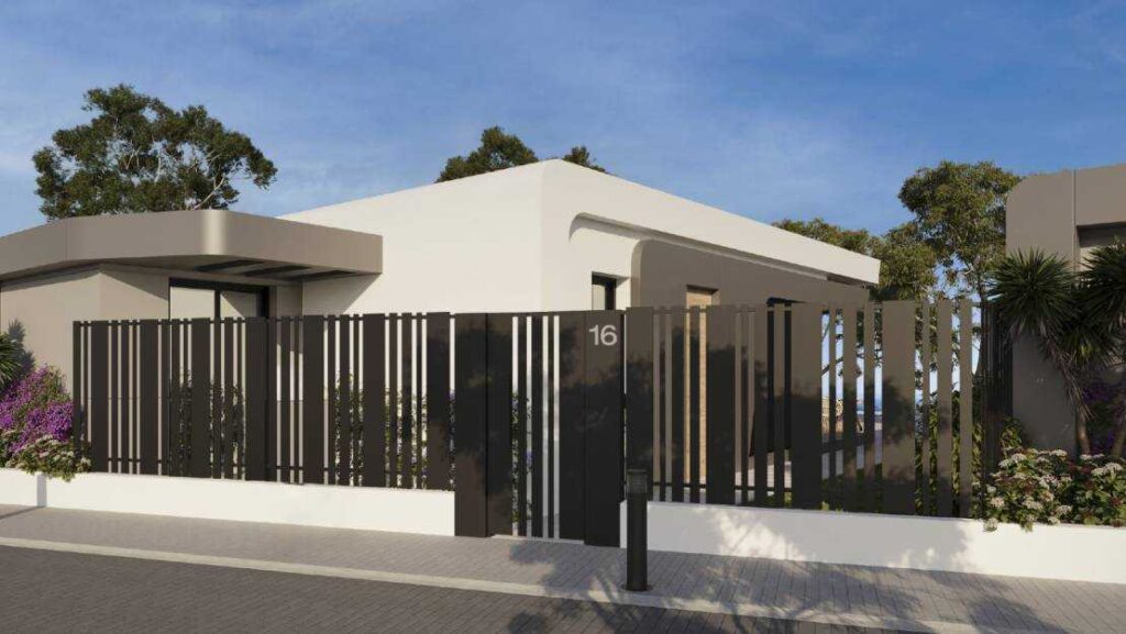 Villas de nouvelle construction en bord de golf et vue mer Alicante