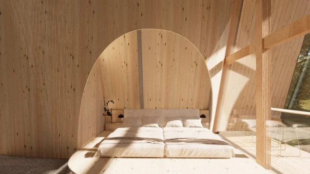 Una cama de grandes dimensiones