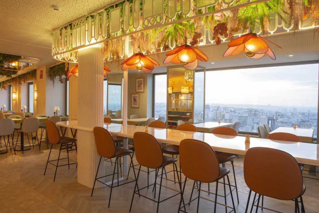 Bar 360º sur le toit de l'hôtel Riu Plaza España