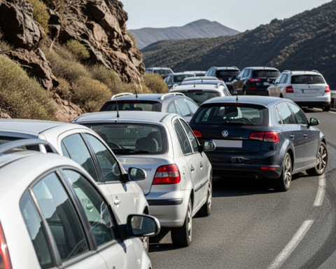 Une foule de voitures mal garées oblige à annuler la spéciale Tejeda-San Mateo du Rallye des Îles Canaries.
