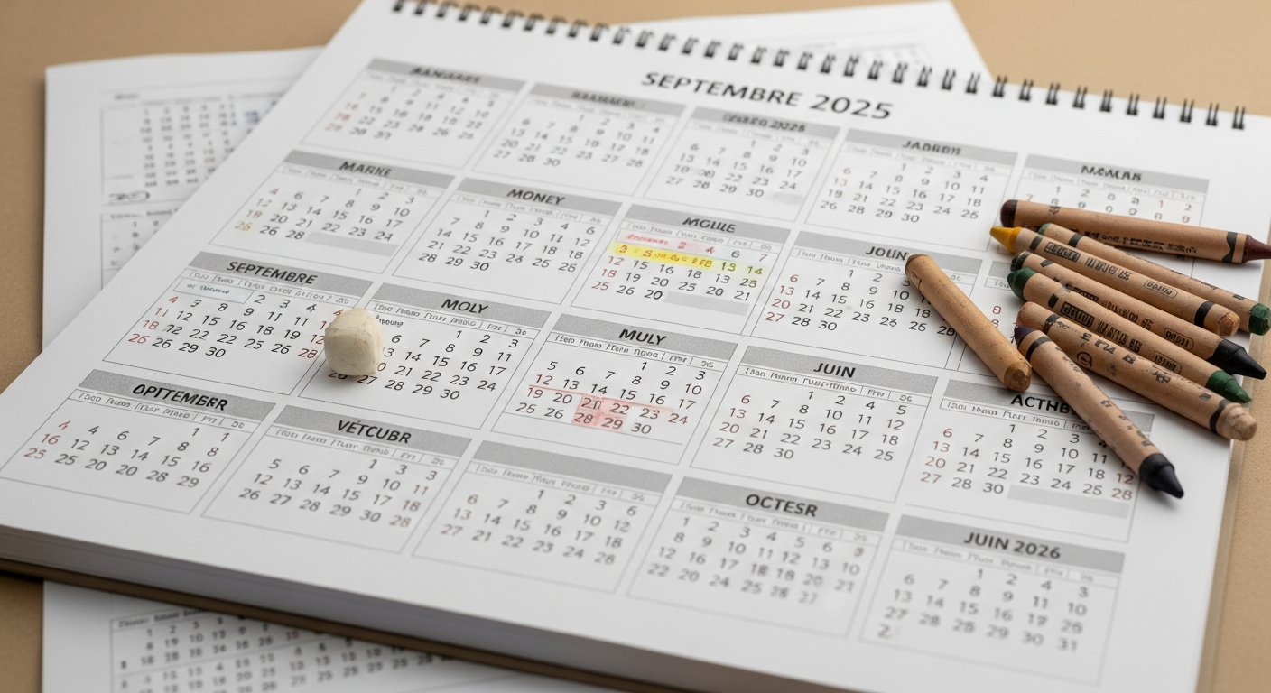 Le calendrier scolaire des Asturies pour 2025-2026 : plus de 170 jours de classe et trois pauses stratégiques.