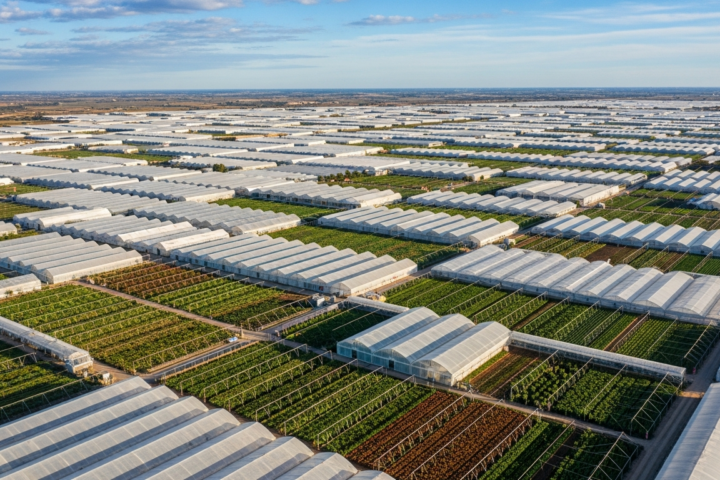 Almería dépasse les 4 400 hectares de serres écologiques dans l'essor andalou de la production bio.