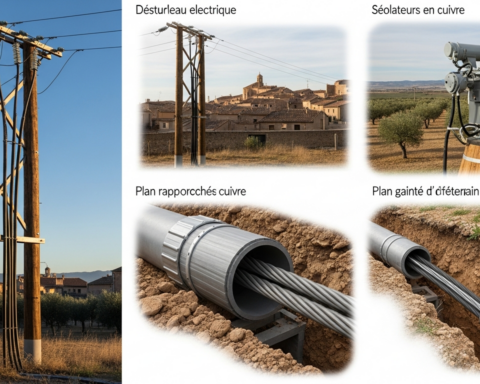 Endesa finalise un investissement de 192 000 euros pour améliorer la qualité du réseau électrique de 2 500 clients à Ricla et La Almunia.