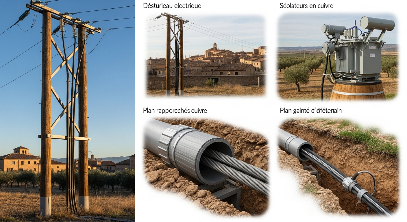 Endesa finalise un investissement de 192 000 euros pour améliorer la qualité du réseau électrique de 2 500 clients à Ricla et La Almunia.