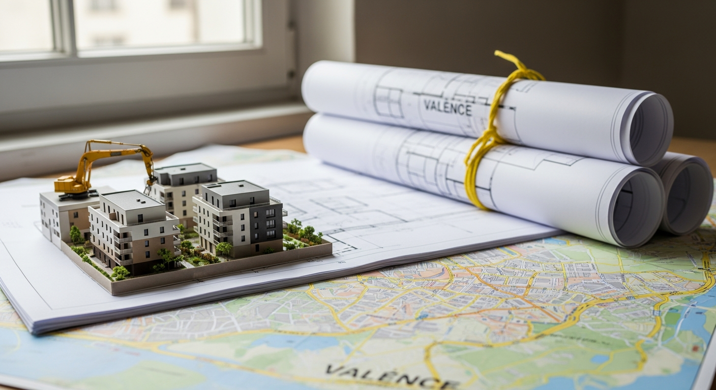 Valence accorde des permis de construire pour trois nouveaux immeubles résidentiels de 112 logements.