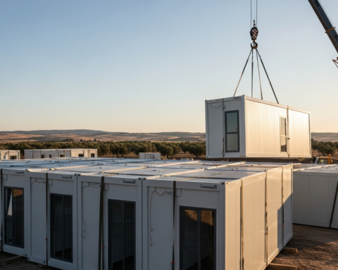 Castilla-La Mancha accueille le premier hôtel modulaire et démontable d'Europe, transporté et monté en seulement 11 jours.