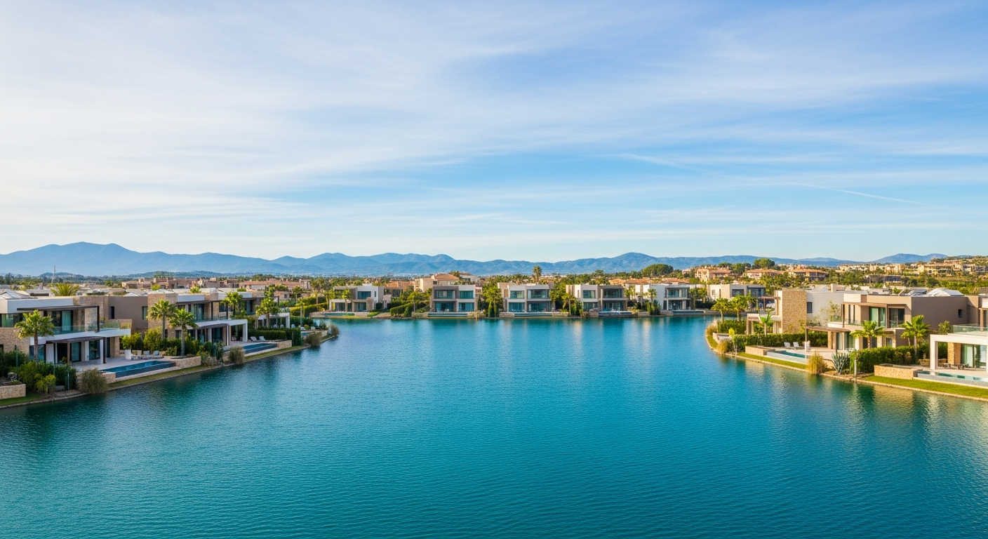 Real de La Quinta atteint 400 logements construits et ouvre un lac navigable de 35 000 mètres carrés.