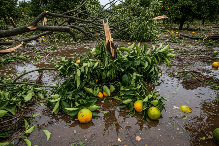 4,8 millions d'euros pour 874 producteurs victimes des tempêtes en Espagne