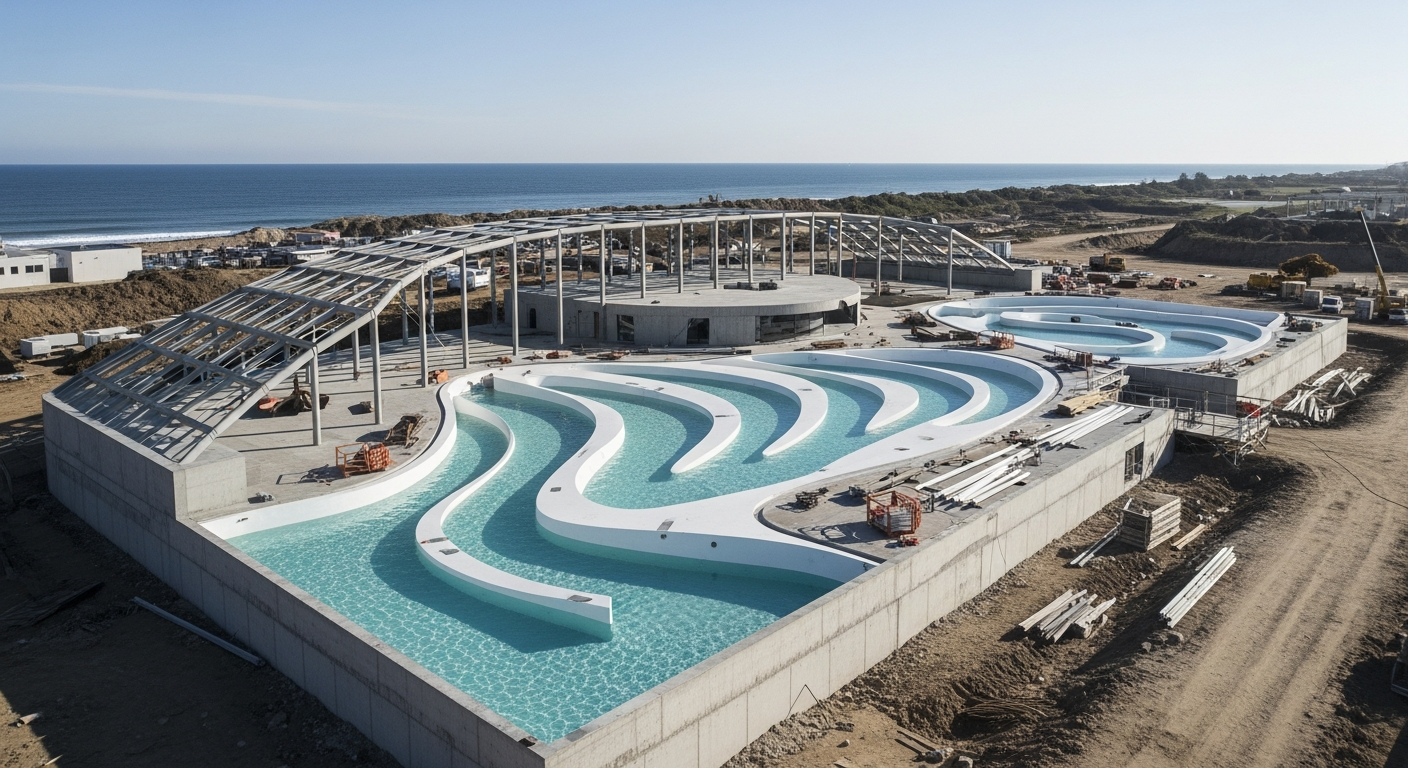 40 millions d'euros : la Cantabrie va construire une piscine à vagues pour le surf.