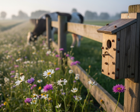 SEO/BirdLife et Nestlé s'associent pour promouvoir la biodiversité dans les exploitations laitières