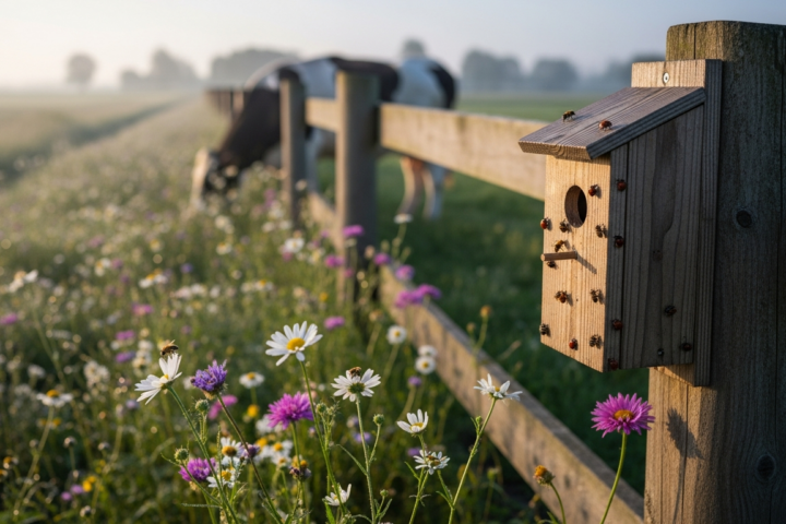 SEO/BirdLife et Nestlé s'associent pour promouvoir la biodiversité dans les exploitations laitières