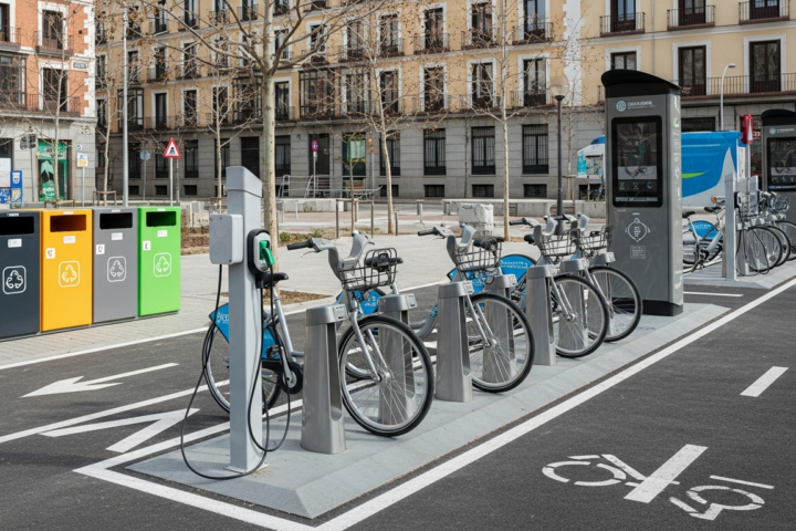 Madrid inaugure un nouveau hub de mobilité à Velázquez avec 1.891 places et une distribution durable.