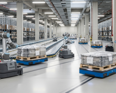 Mango intègre des robots de THEKER pour améliorer l'efficacité de son centre de distribution de Lliçà d'Amunt (Barcelone)
