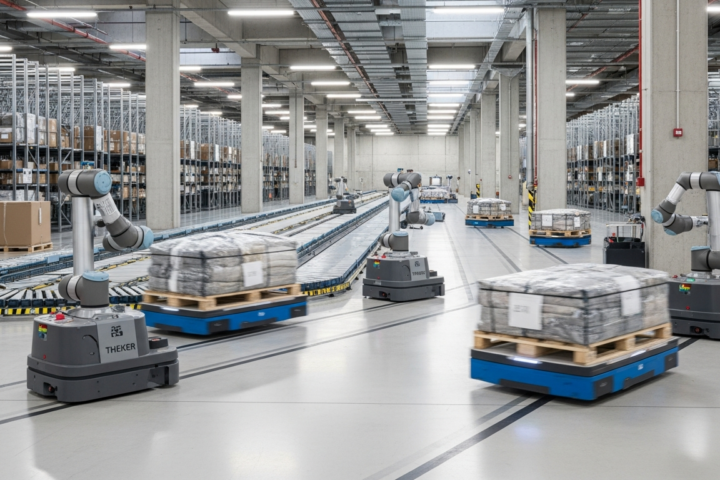 Mango intègre des robots de THEKER pour améliorer l'efficacité de son centre de distribution de Lliçà d'Amunt (Barcelone)