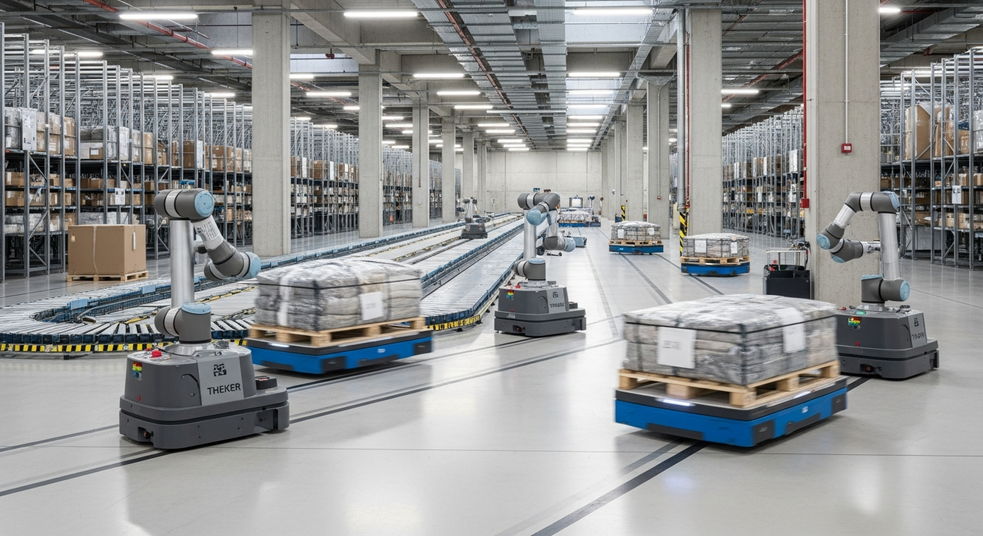 Mango intègre des robots de THEKER pour améliorer l'efficacité de son centre de distribution de Lliçà d'Amunt (Barcelone)