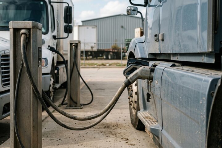 Camions électriques : partager les chargeurs entre entreprises, une alternative face au manque d'infrastructure publique
