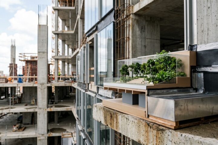 Ainsi sera la nouvelle Torre Norte de Juan Carlos I : 21 étages, jardin ouvert et protection contre l'eau.